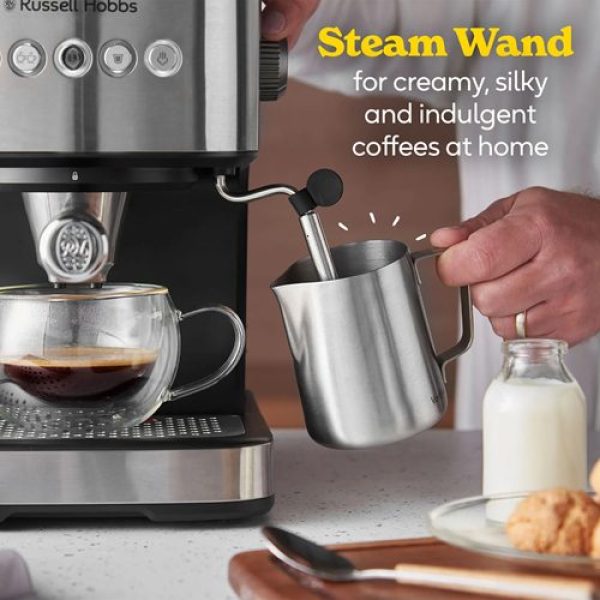 Russell Hobbs Everyday Espresso Pumped and Pod Coffee Maker - Black | 28700