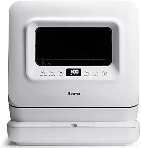 Portable Countertop Dishwasher with 7.5L Water Tank