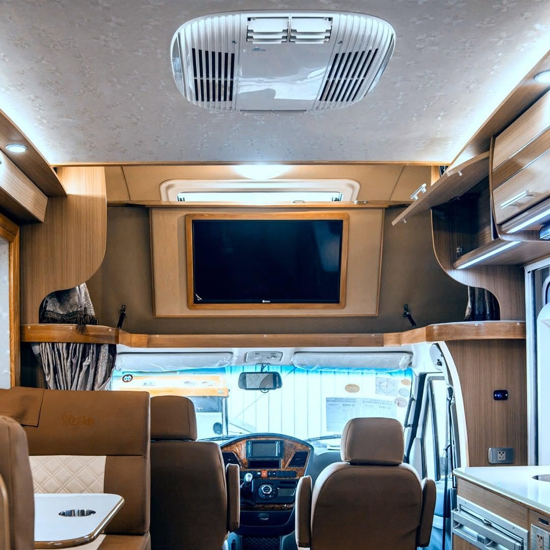 Belaire 2000K Klimaanlage 2,0kW – Reverse-Zyklus, 230V – Kompakte Wohnmobil-Klimaanlage für Van, Camper, Caravan, leise & energieeffizient