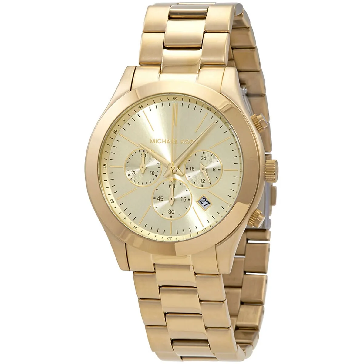 Michael Kors Slim Runway Chronograph Gold Men's Watch - MK8909