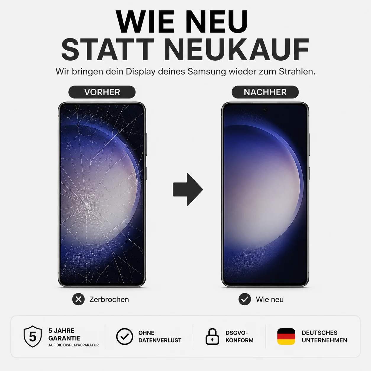 Samsung Galaxy Display Reparatur