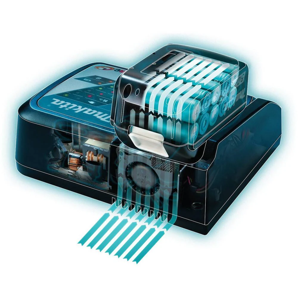 2025 Paquete de Batería de 18V LXT y Cargador Rápido Optimum (5.0Ah) con bono 18V LXT Sin Escobillas Cortadora/Amoladora Angular BL1850BDC2XAG04
