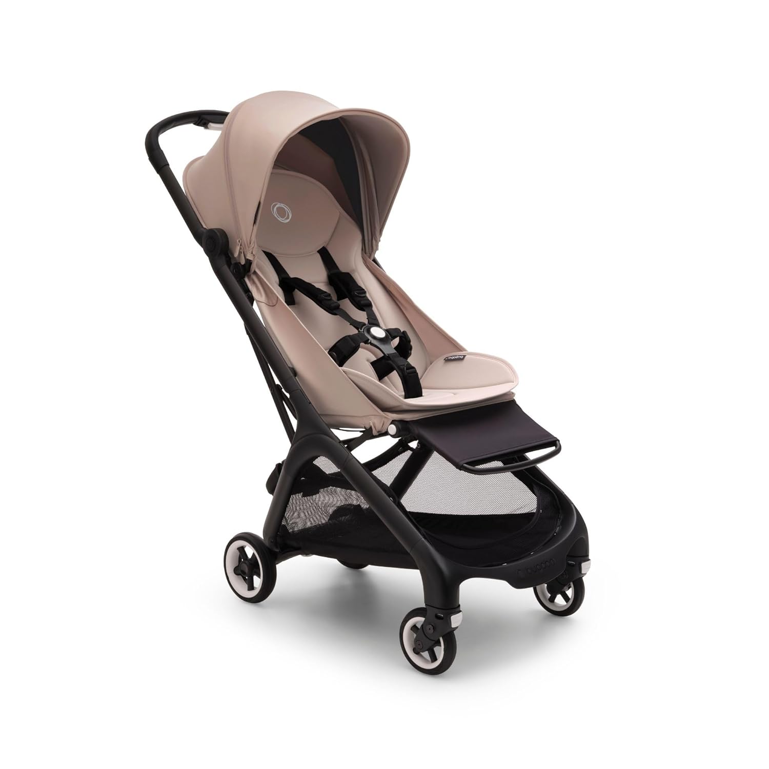 Bugaboo Butterfly ultrakompakter Reise-Kinderwagen, klein & leicht, einhändig faltbar und einfach zu lenken, ergonomischer City-Buggy für Babys ab 6 Monaten, mit viel Stauraum, Stormy Blue