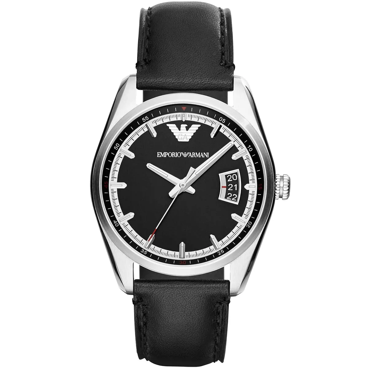 Emporio Armani Tazio Medium Silver Men's Watch - AR6014