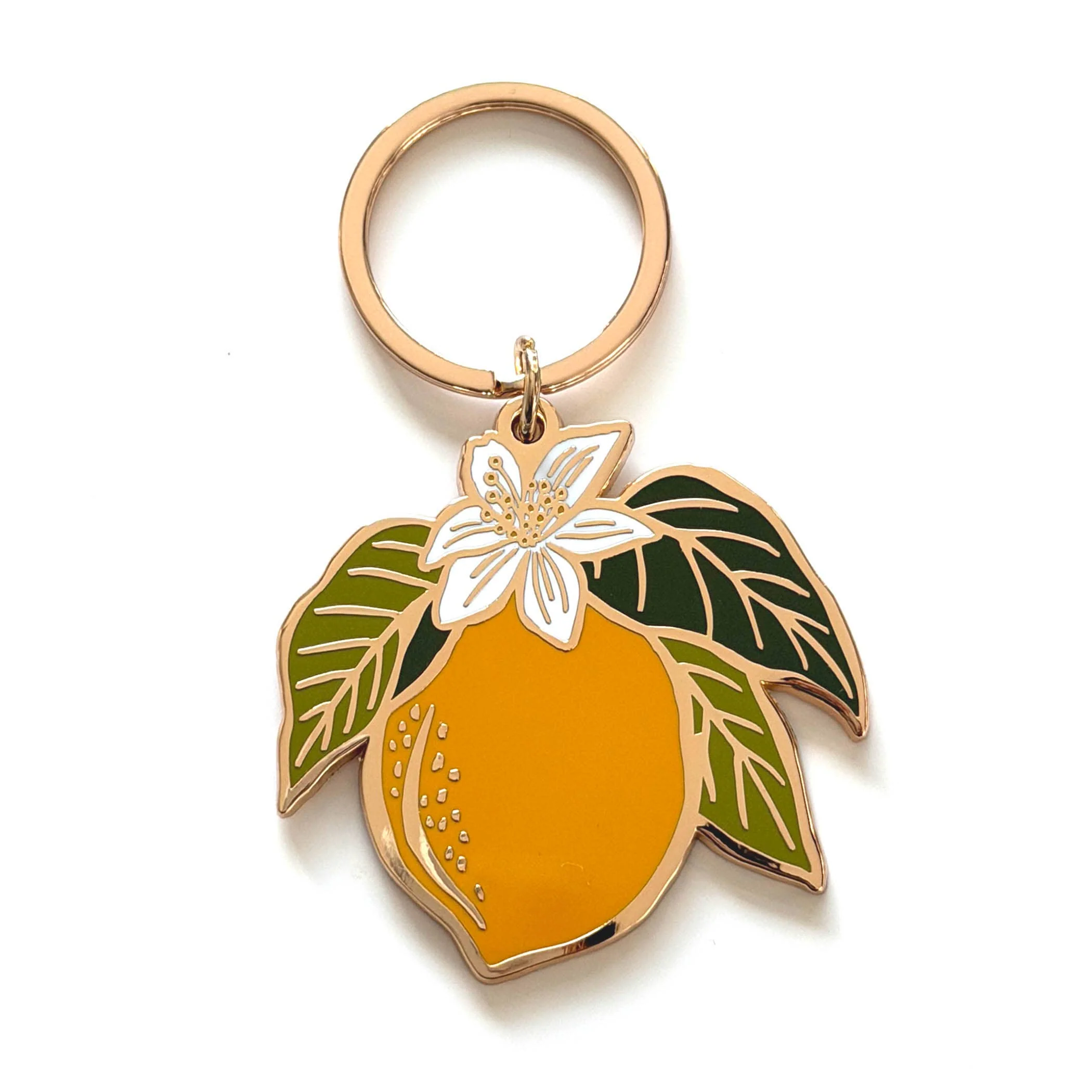 Lemon Blossom Keychain?Paper Anchor Co.