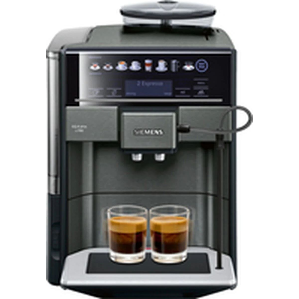 Superautomatisk kaffebryggare Siemens AG TE657319RW Svart Grå 1500 W 2 Csészék 1,7 L