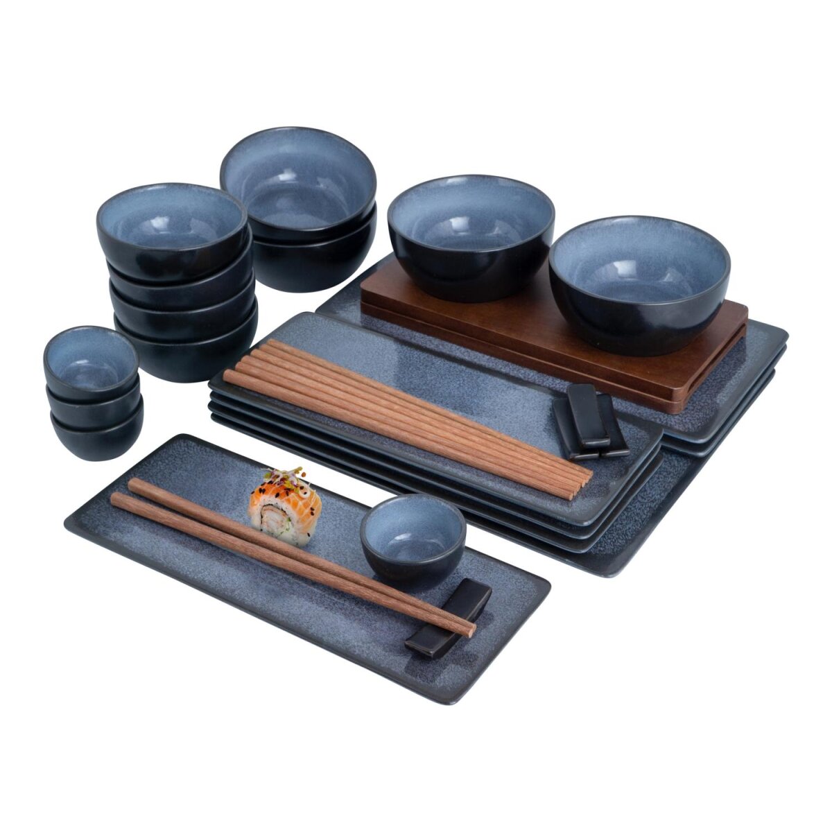 Moritz und Moritz Sushi Set 29tlg. (Blau) - B-Ware neuwertig