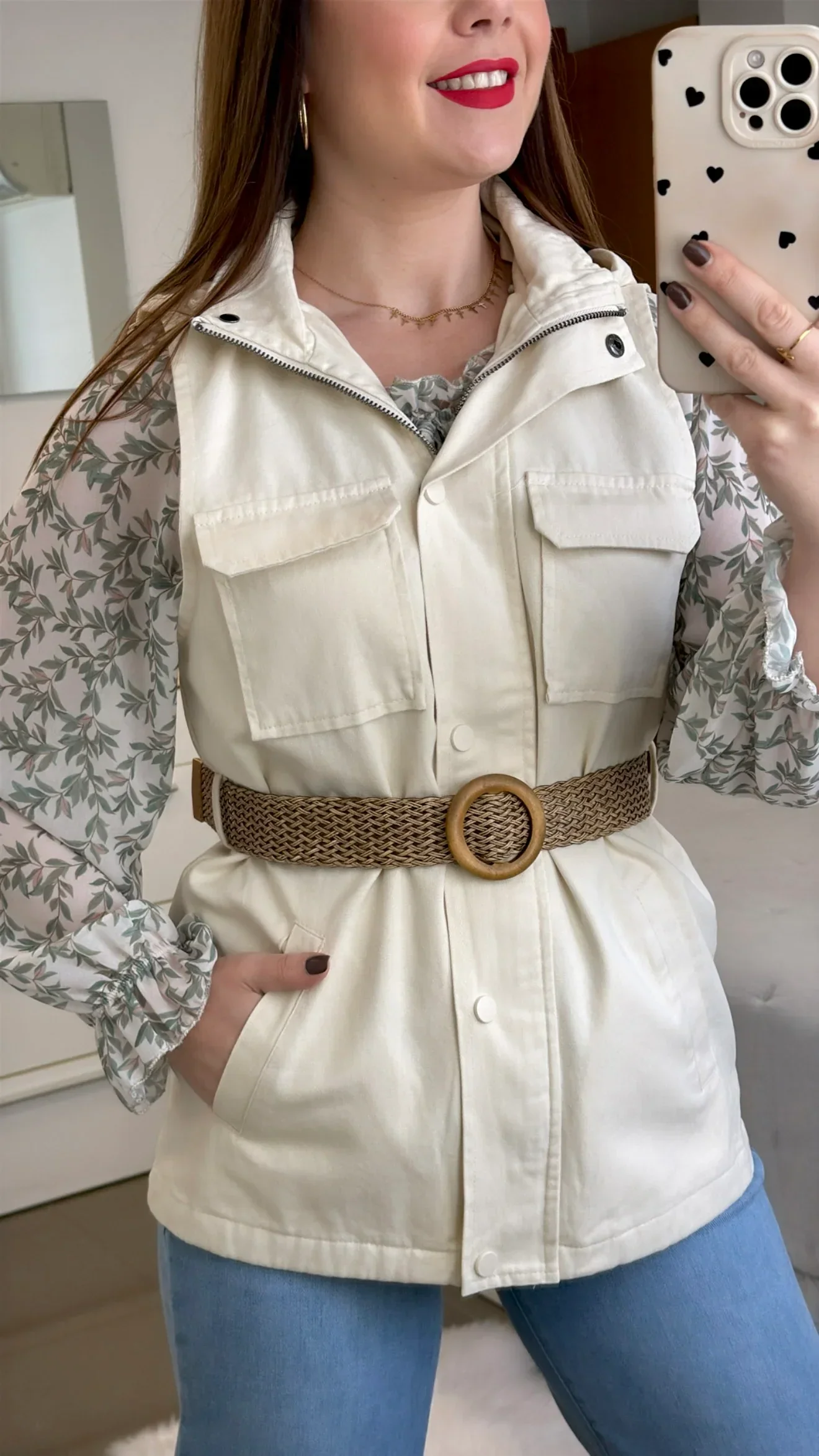 CHALECO + CINTUR��N MAD