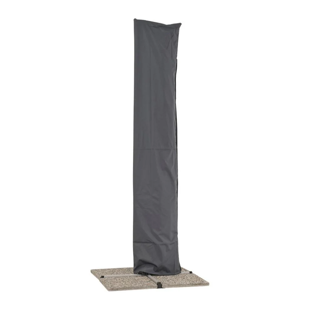 Ostuni Ombrellone a Braccio Laterale 3,5x3,5 m Colore Grigio