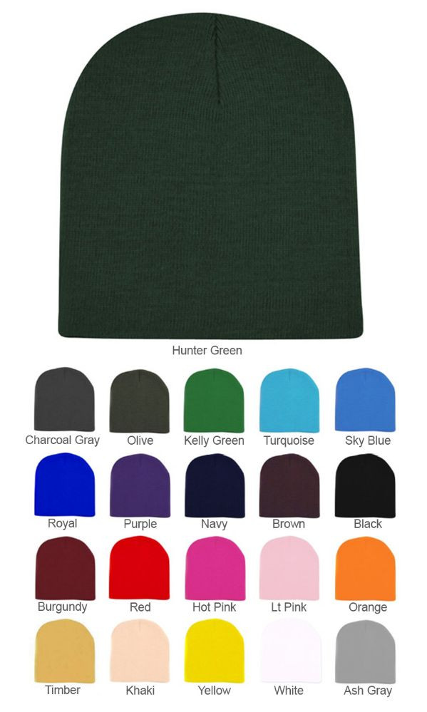 Beanie Hats Bulk |  LONG CUFF 12 PACK MIX COLORS