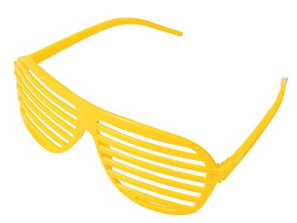 Yellow Shutter Shades 12 PACK WS1164Y