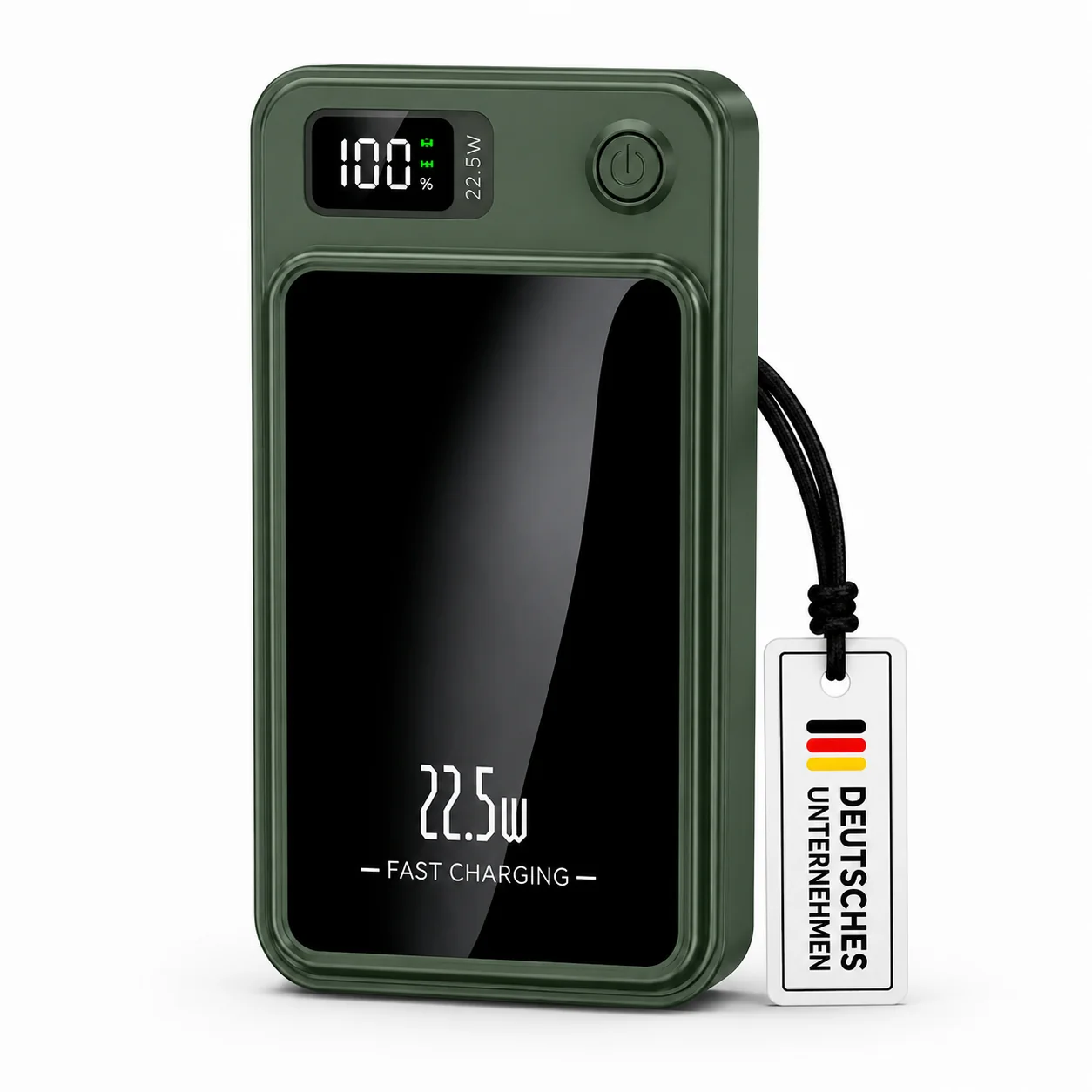 Magnetische Powerbank 10000mAh Mini  PD 22.5W Schnellladen mit LED Display Wireless Power Bank