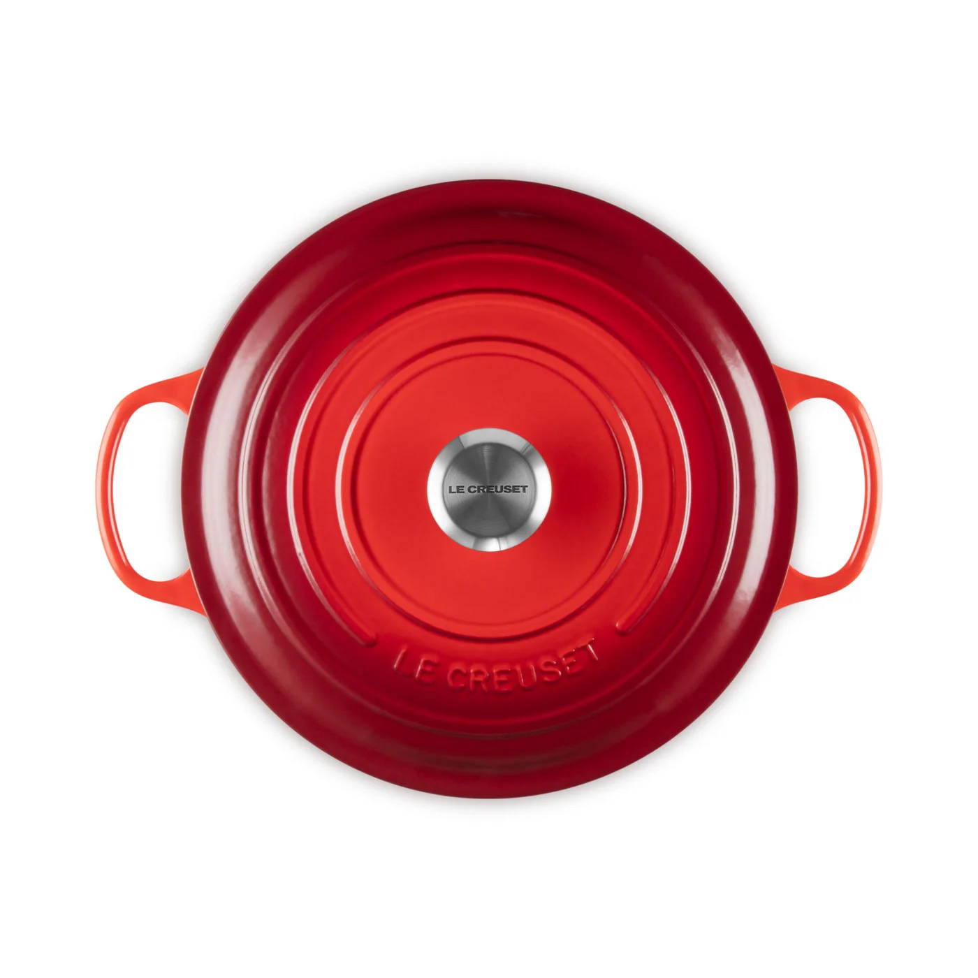 Le Creuset Pfanne Signature Gusseisen-Bräter, Ø 28cm, Kirschrot