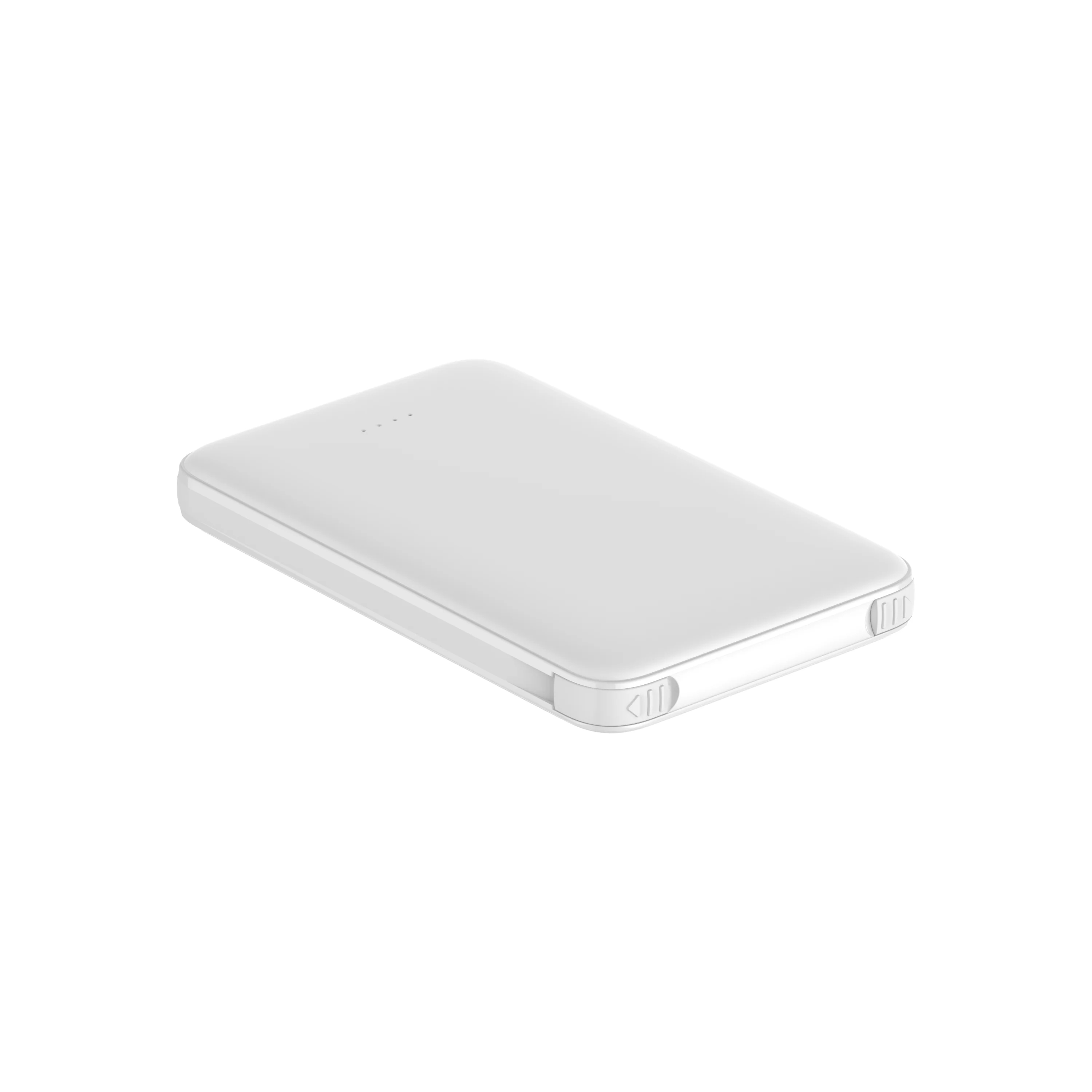 Powerbank mit integriertem USB-C & Lightning Kabel  5000 mAh �C Zusatzakku mit USB-A/USB-C Anschluss