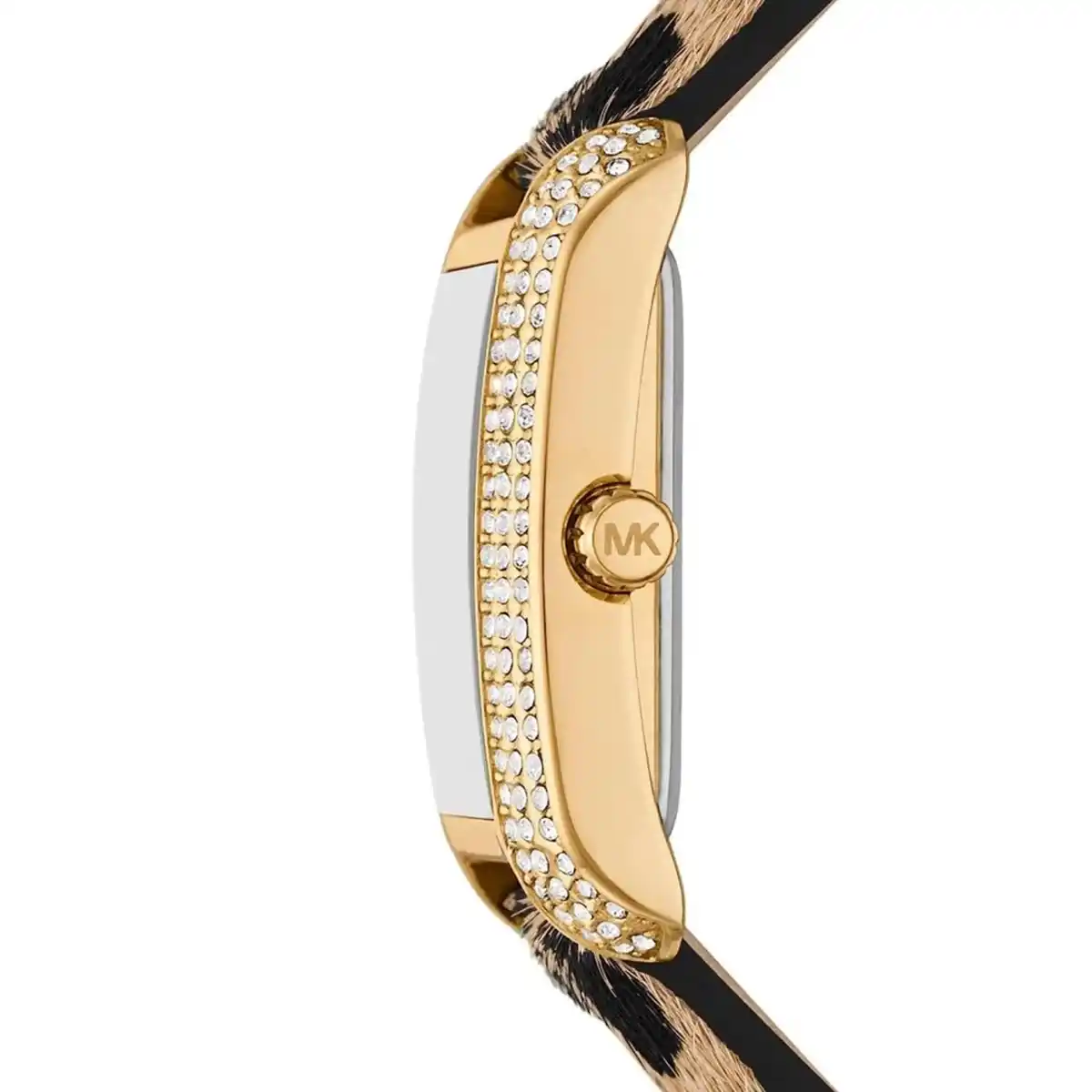 Michael Kors Emery Three-Hand Animal Print Leather Women's Watch - MK7387