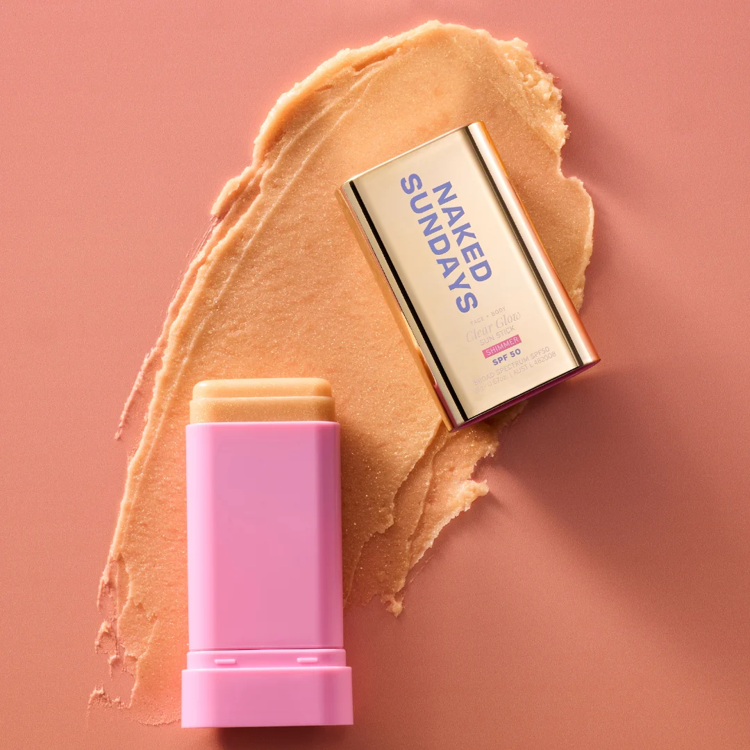 Full Size Twin Variant - SPF50 Clear Glow Shimmer Sun Stick