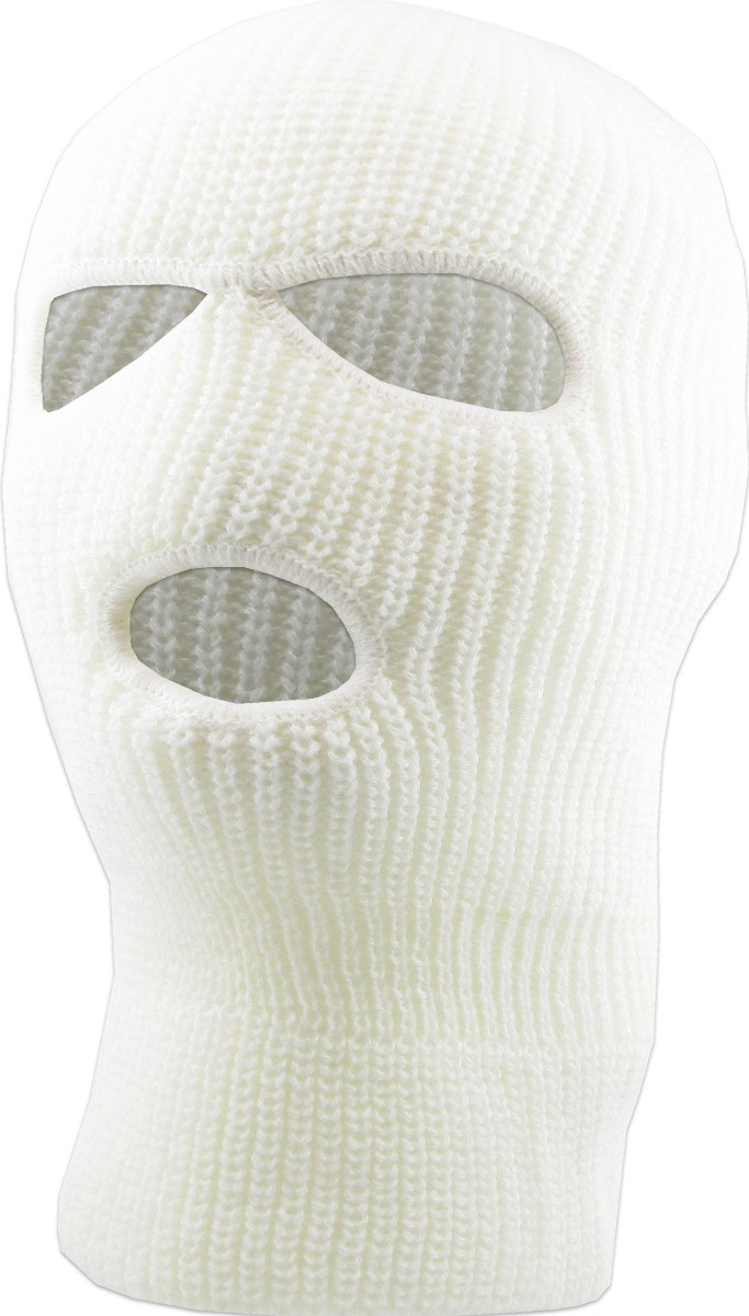 White Ski Face Mask Thief Mask Sheisty Mask - 3061W