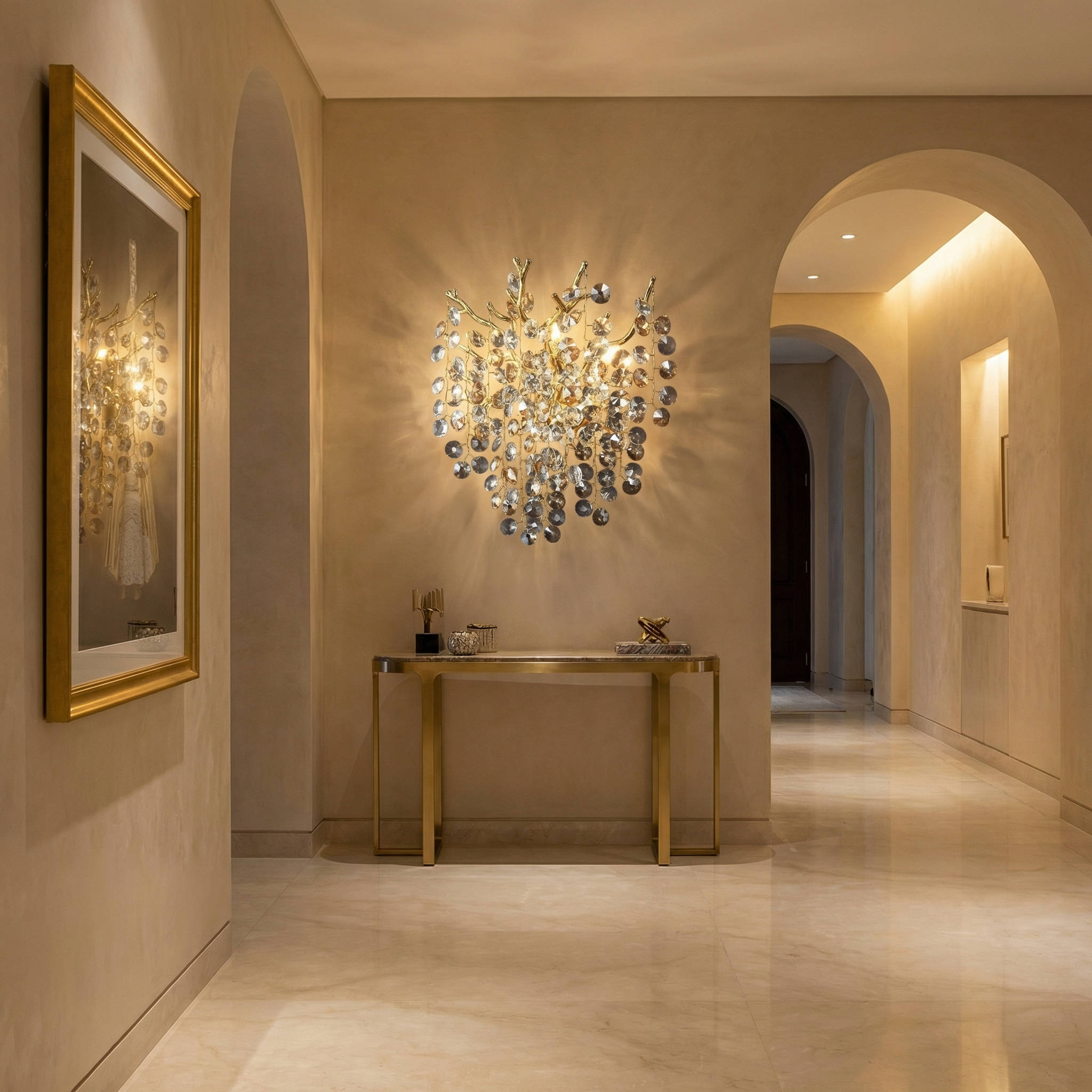 Wisteria Petal Wall Sconce