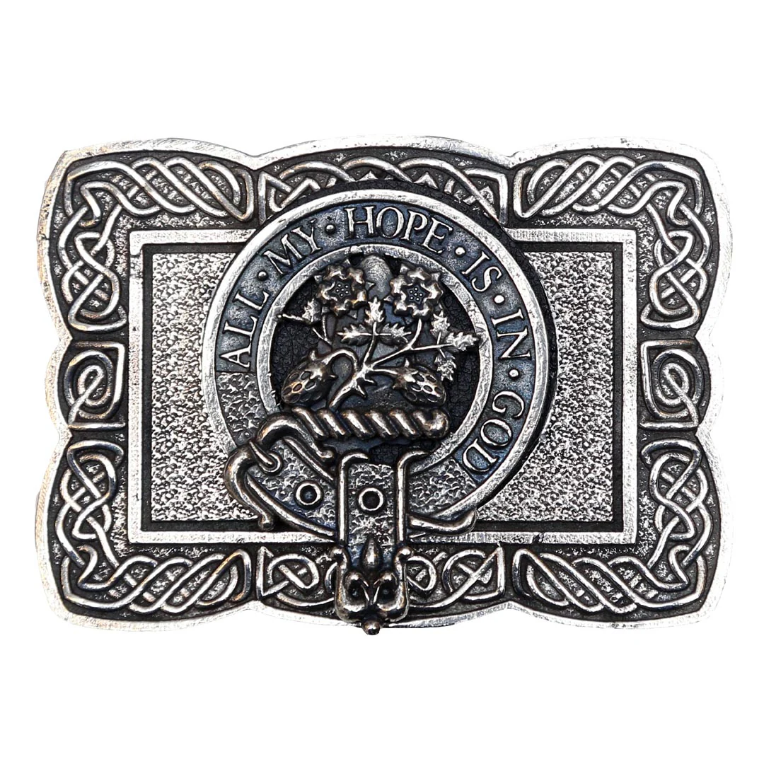 Clan Crest Belt Buckle - Fraser