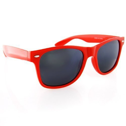 Red Sunglasses |  Iconic 80's Style | Adult Size 1056