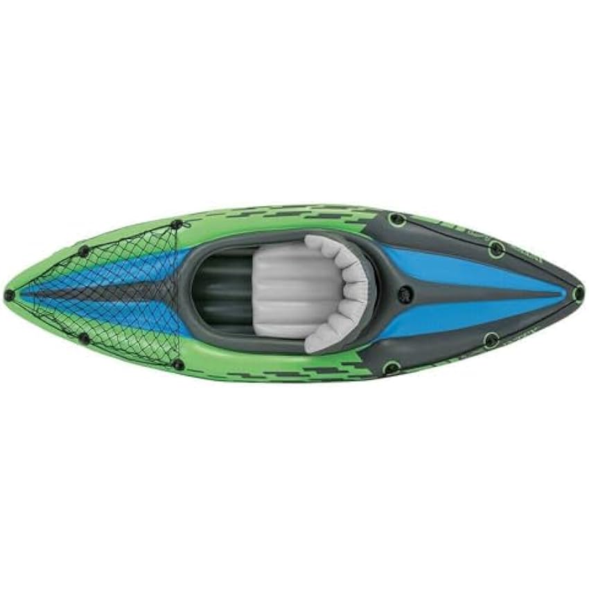 Intex Challenger Kayak, Man Inflatable Canoe with Aluminum Oars and Hand Pump