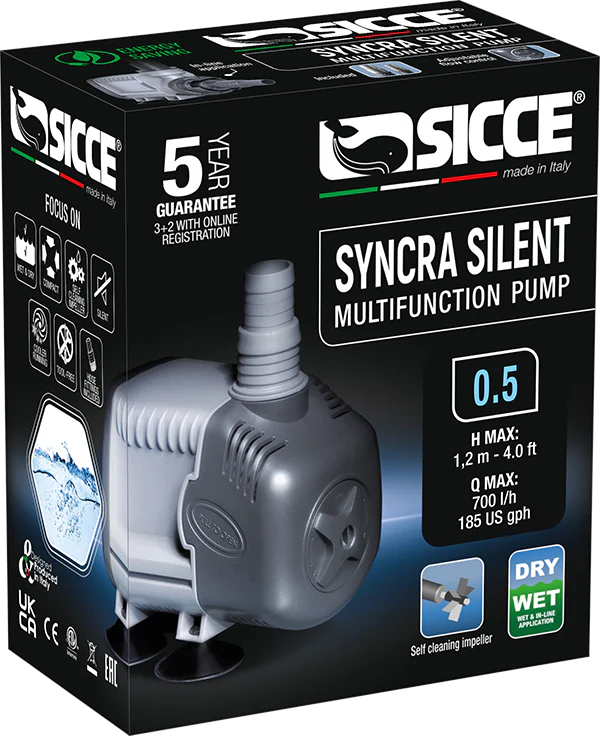 Syncra Silent 0.5 Pump (185 GPH)