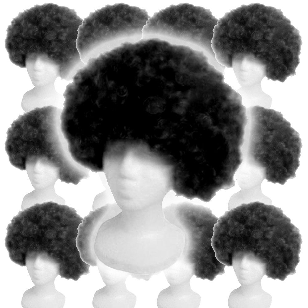 Black Costume Afro Wigs 6018D