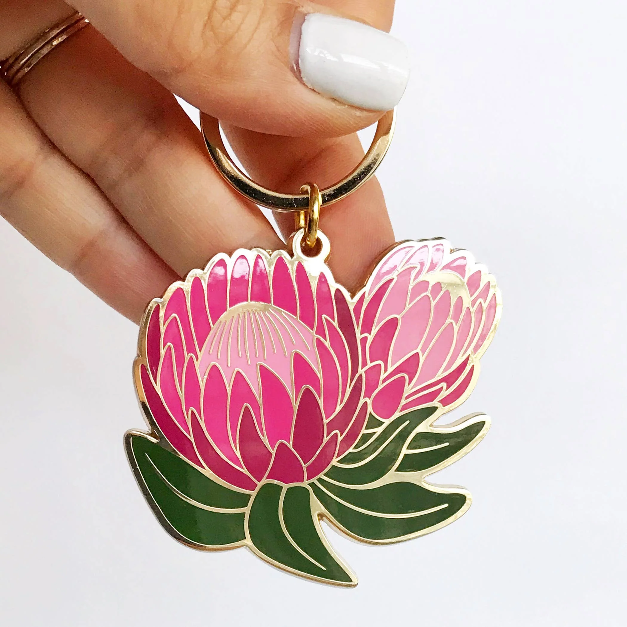 Ofelia Protea Flower Keychain?