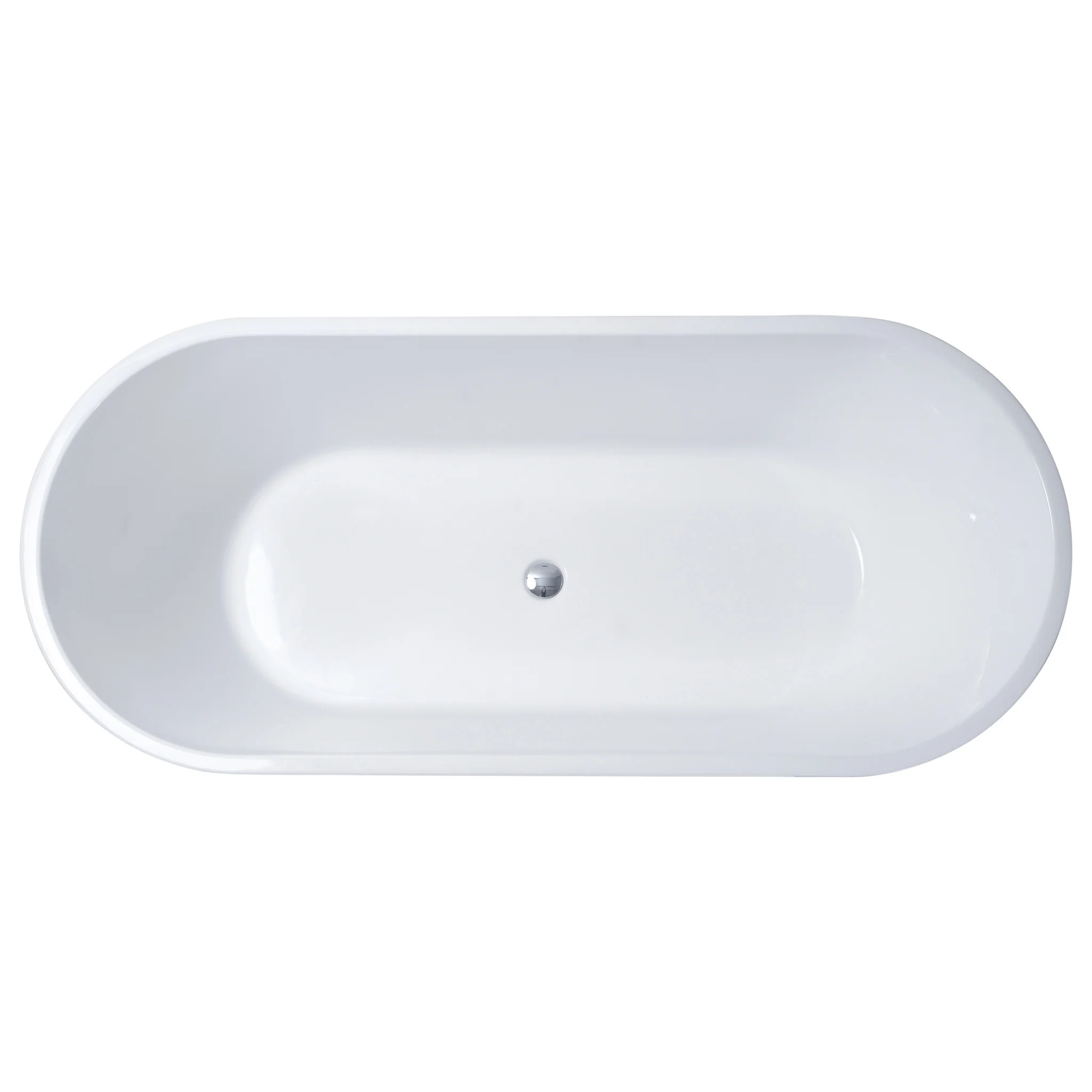 Lykke Badewanne Polar Deluxe 1600x750x580mm, Wei