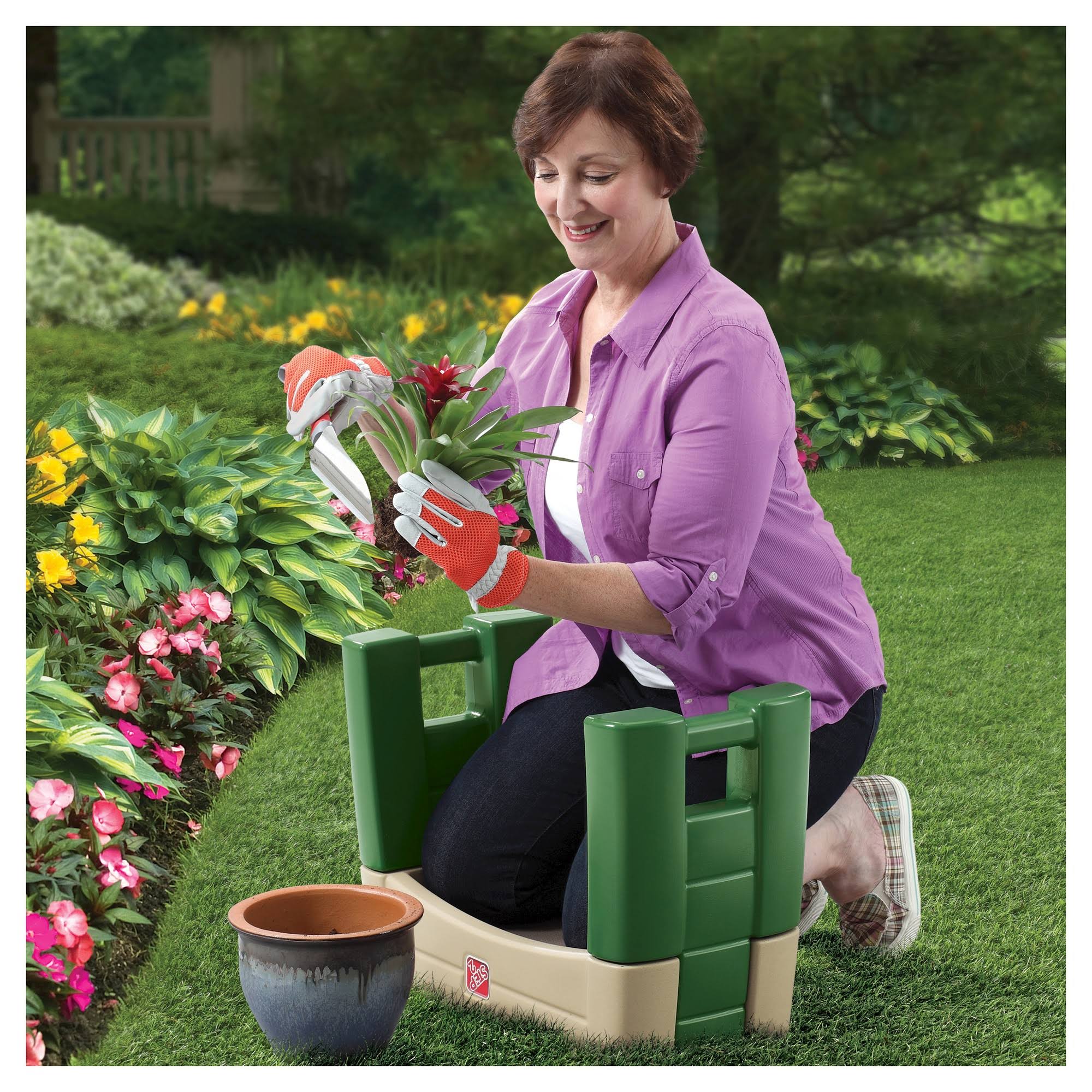 Step 2 Garden Kneeler Seat, Green
