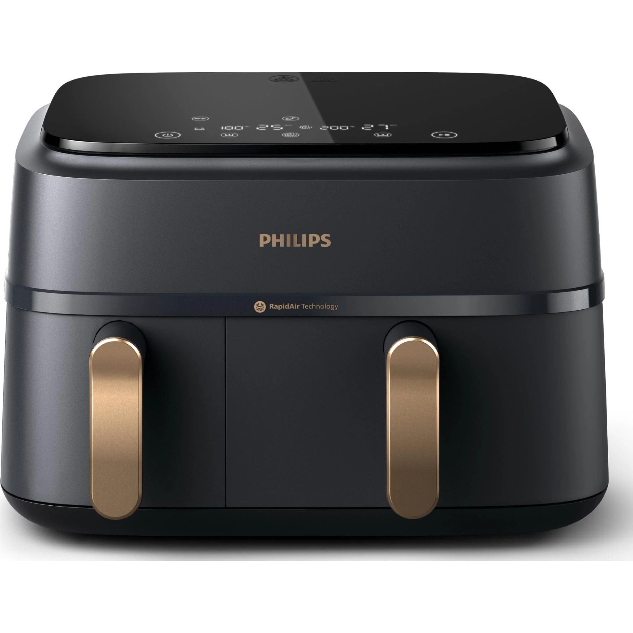 Philips 3000 Serie Dual Basket Airfryer XXL 9L (Grijs)