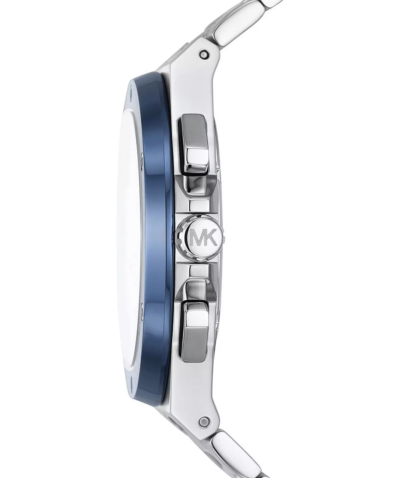 Michael Kors Lennox Chronograph Blue Dial Silver Men's Watch - MK8938
