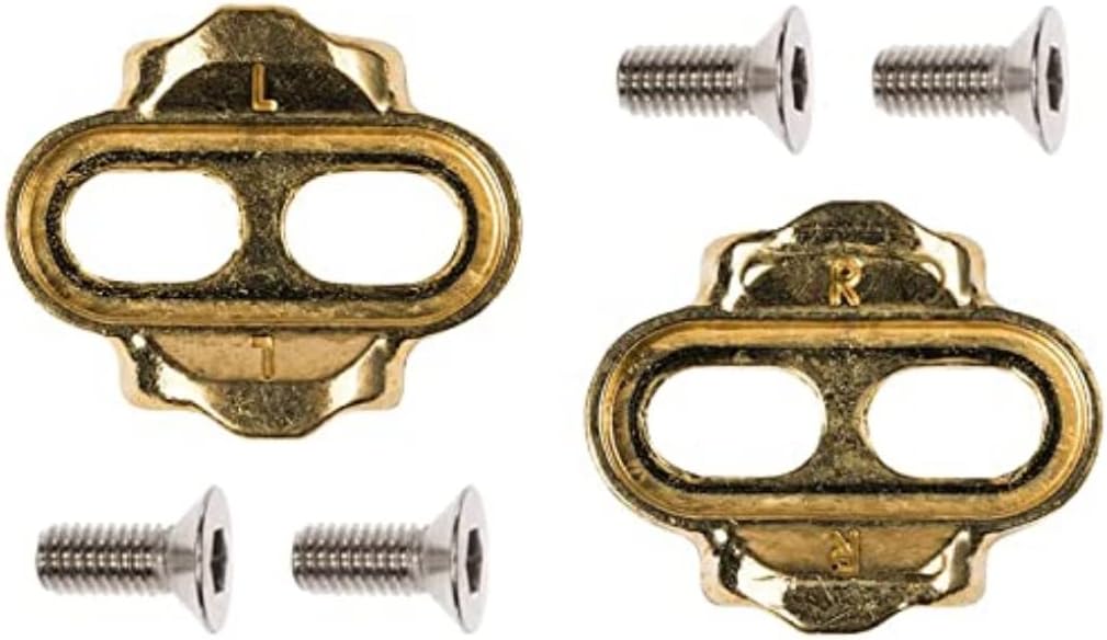 Crankbrothers Eggbeater 11 Titanium Road Bike Pedals, Gold, Lightweight, Unisex Adult