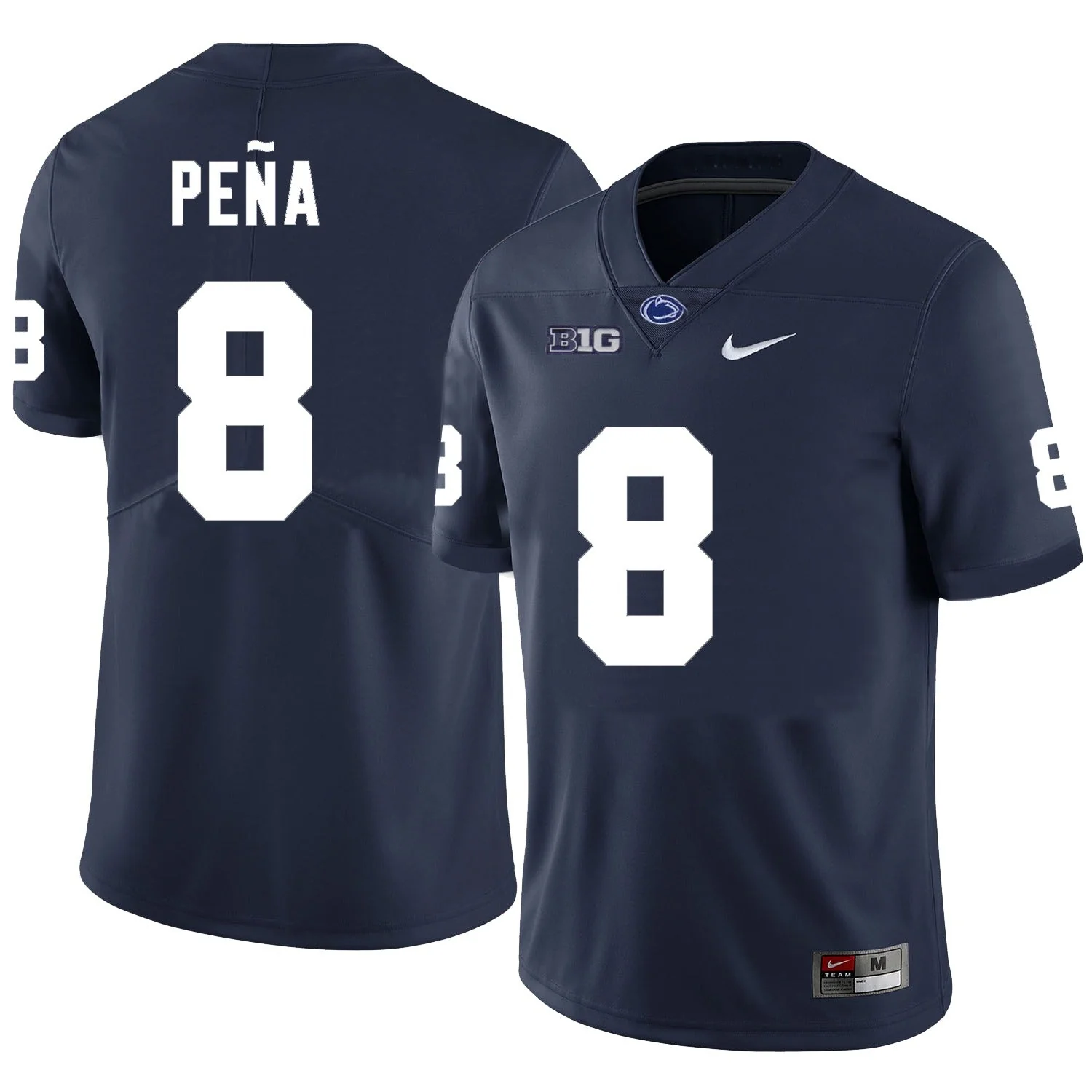 Men��s Penn State #8 Trebor Pe?a Football Jersey