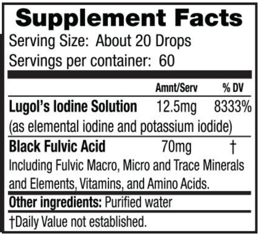 Lugol's Iodine 2 oz