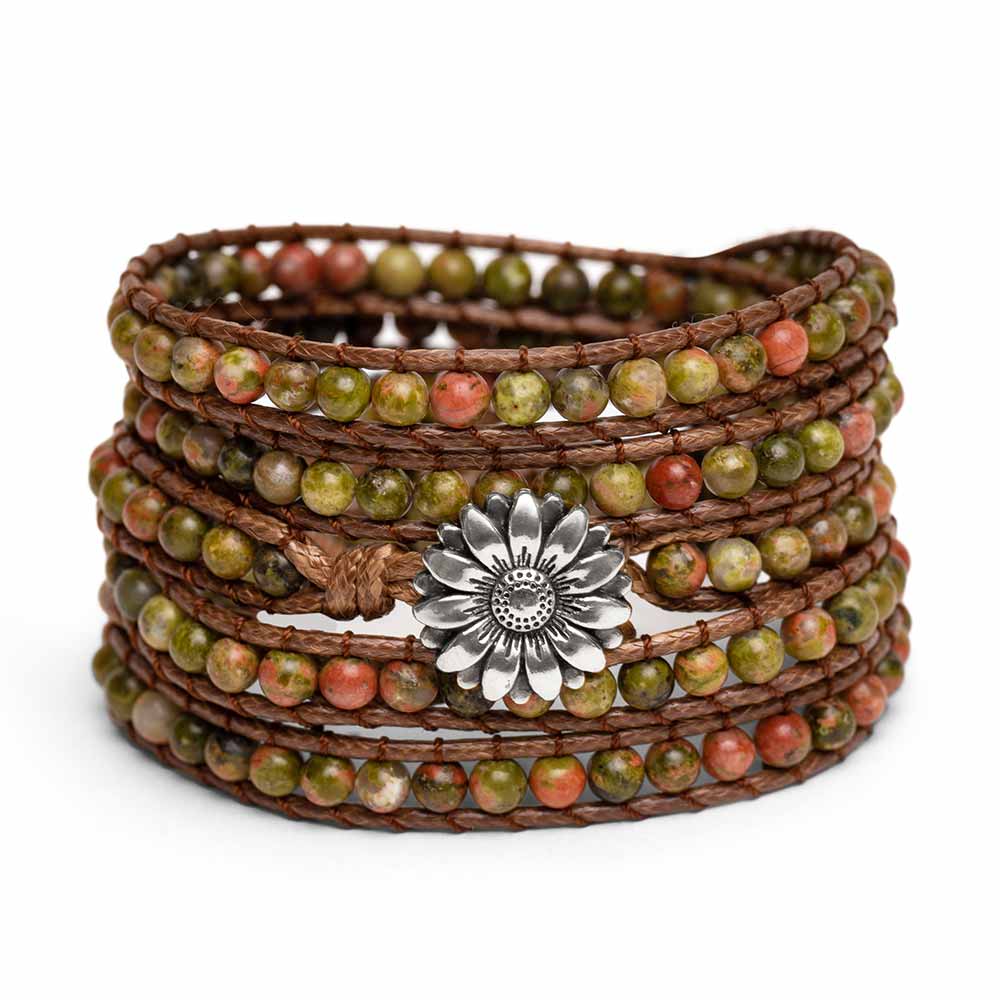 Wikkelarmband Balans - Unakiet Edelstenen - Zelfstandigheid