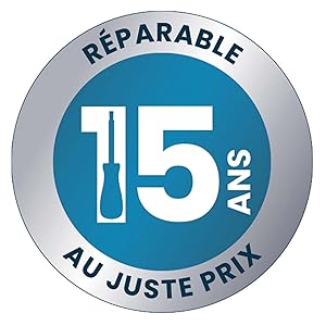 Produit réparable 15 ans