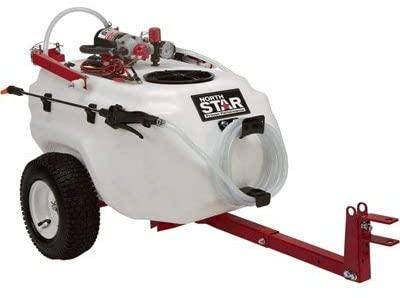 NorthStar 21-Gallon Tow-Behind Trailer Sprayer, 2.2 GPM, 12V, Boom Broadcast & Spot Sprayer