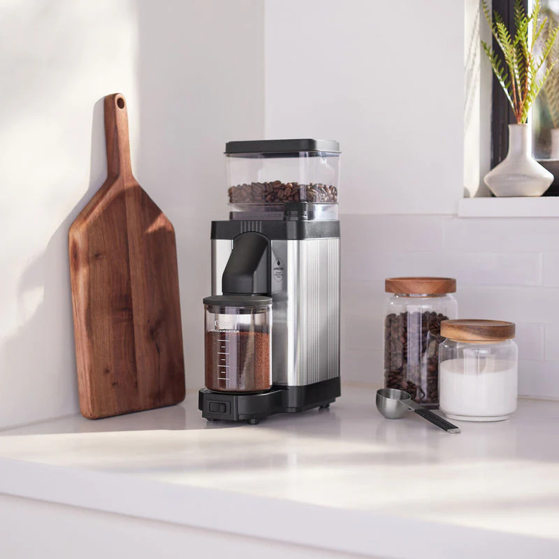 Moccamaster KM5 Burr Grinder in Polished Silver