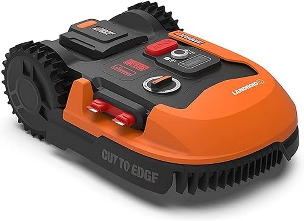 WORX Landroid M WR141E Mhroboter/Akkurasenmher für kleine Grten bis 500 qm/Selbstfahrender Rasenmher für einen sauberen Rasenschnitt, Bunt