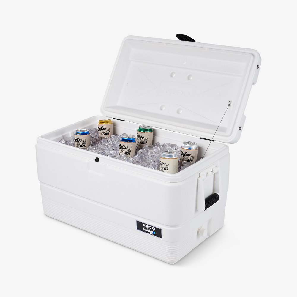 2025 Cooler Marino Ultra Resistente Blanco de 72qt