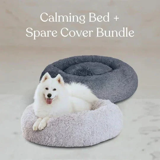 Calming Dog Bed & Cover Bundle