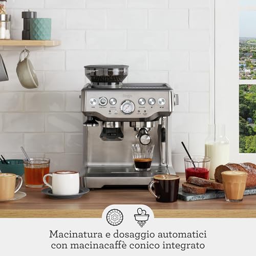 Sage   The Barista Express   Macchina da Caffè in Grani con Montalatte Manuale   Acciaio Inox Spazzolato : Amazon.it: Casa e cucina