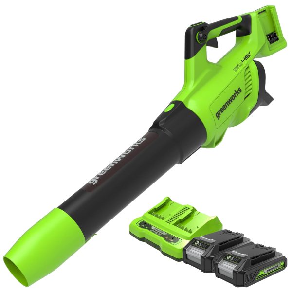 48V Axial Blower with 2 (24V) 2 Ah USB Batteries