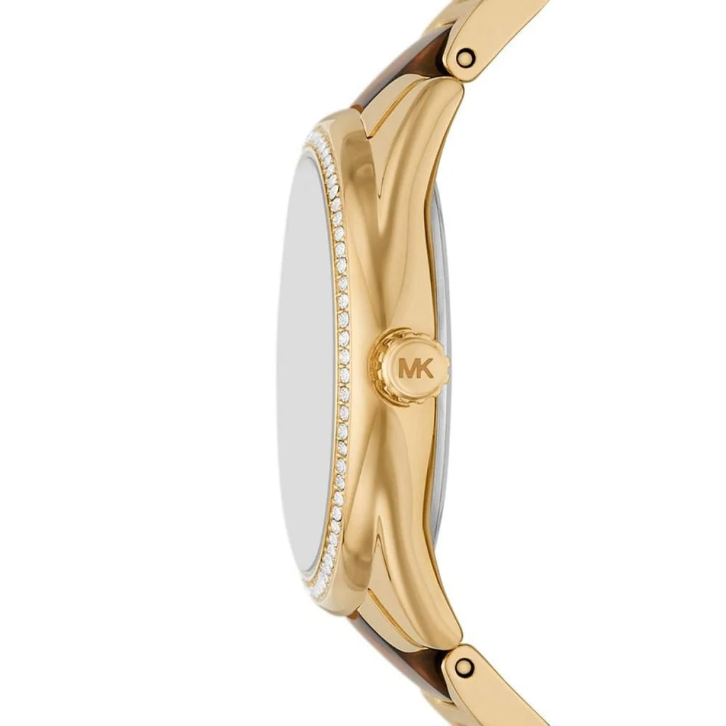 Michael Kors Janelle Two-Tone Tortoise Acetate Women's Watch - MK4730