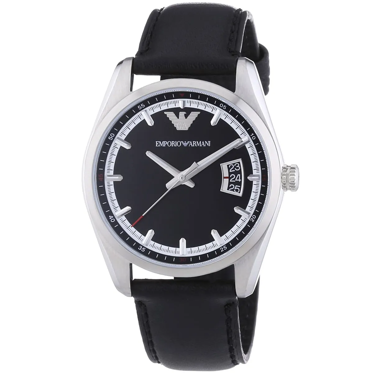 Emporio Armani Tazio Medium Silver Men's Watch - AR6014