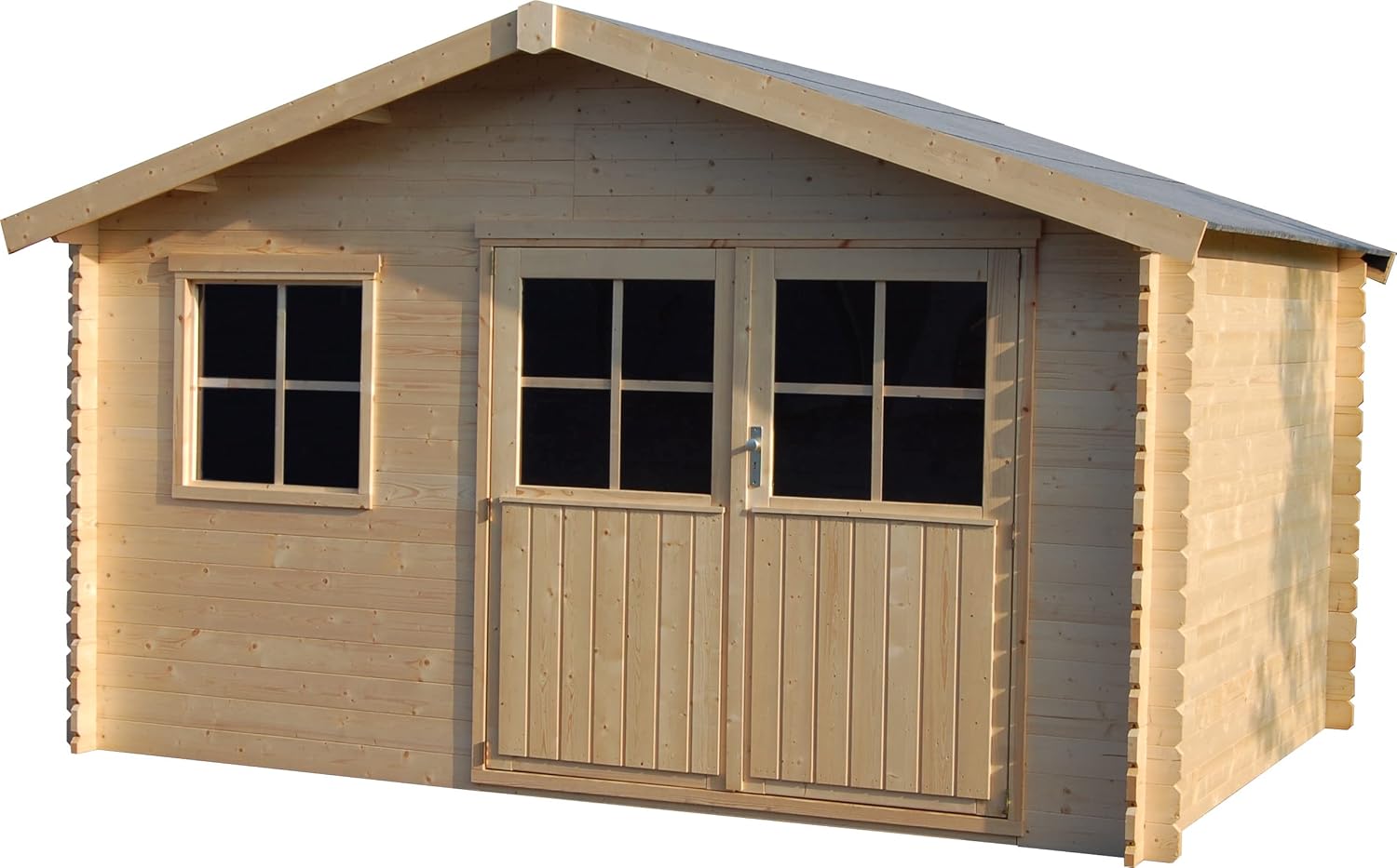 Décor et Jardin Deva - Casetta da giardino in legno, 4 x 3