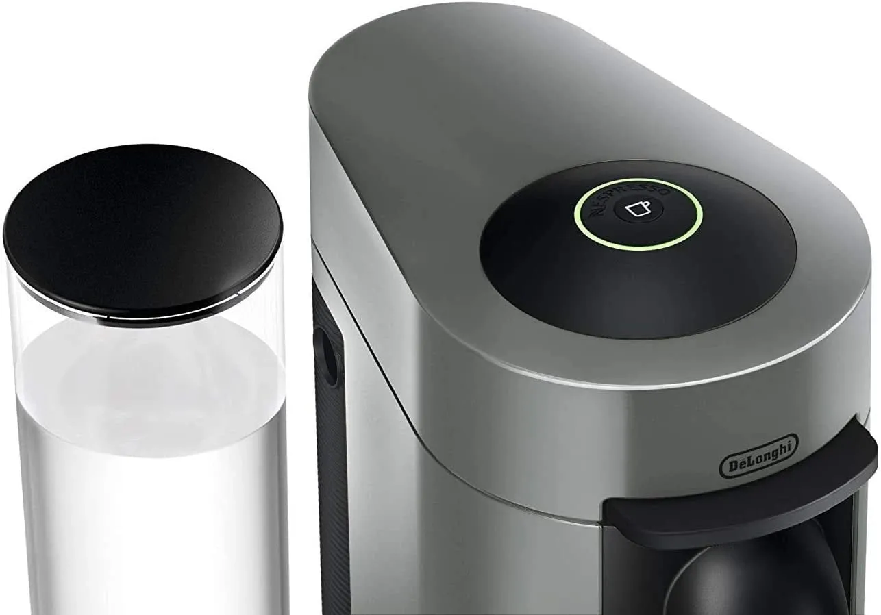 Nespresso Vertuo Plus Coffee and Espresso Maker by De'Longhi, Grey with Aeroccino Milk Frother