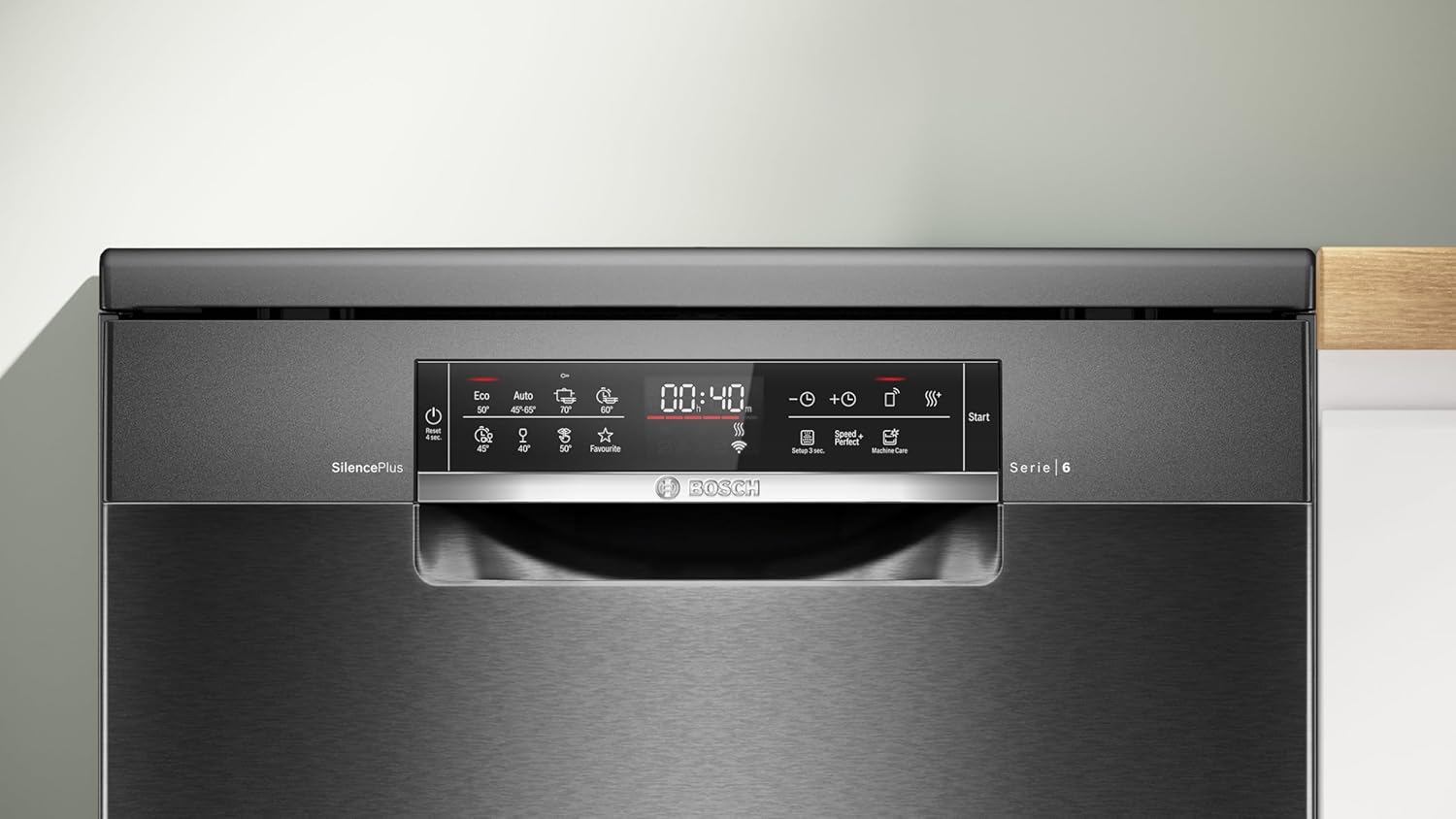 Bosch SMV4ETX08E, Serie 4, Smarter Geschirrspüler Vollintegriert 60 cm, Besteckkorb, Spülmaschine mit Programmassistent, besonders Leise, Rackmatic, Automatische Türöffnung, InfoLight, AquaStop