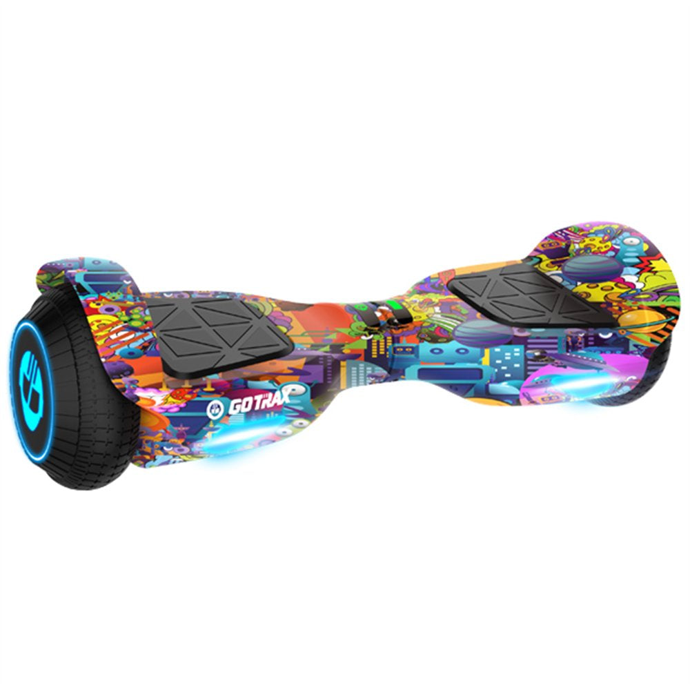 Gotrax EDGE Hoverboard, 6.5′�?LED Tires, 6.2mph, Dual 200W Motors, Self-Balancing Scooter for Kids & Adults